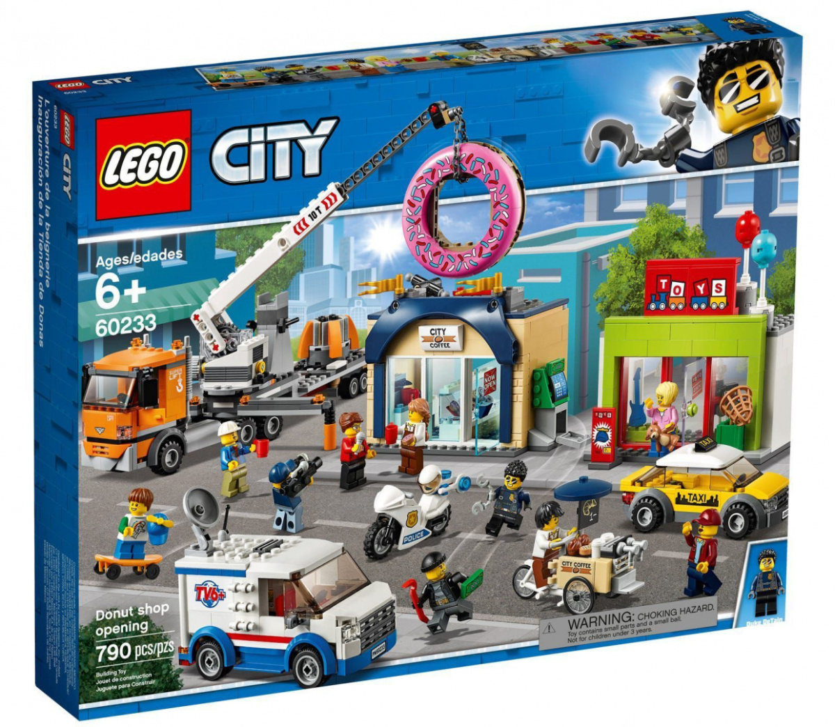 LEGO 60233 CITY Otwarcie sklepu z pączkami > City